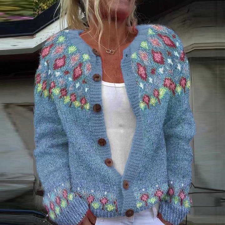 Siri™ | Folk Knit Cardigan