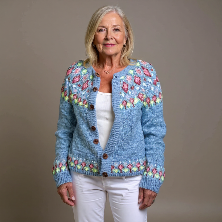 Siri™ | Folk Knit Cardigan
