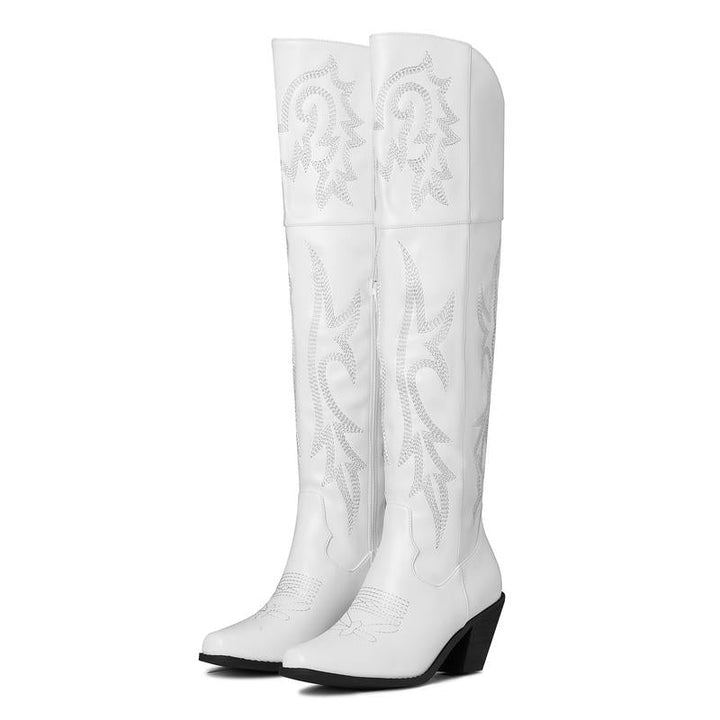 Cheyenne™ | Classic Over-the-Knee Cowboy Boots