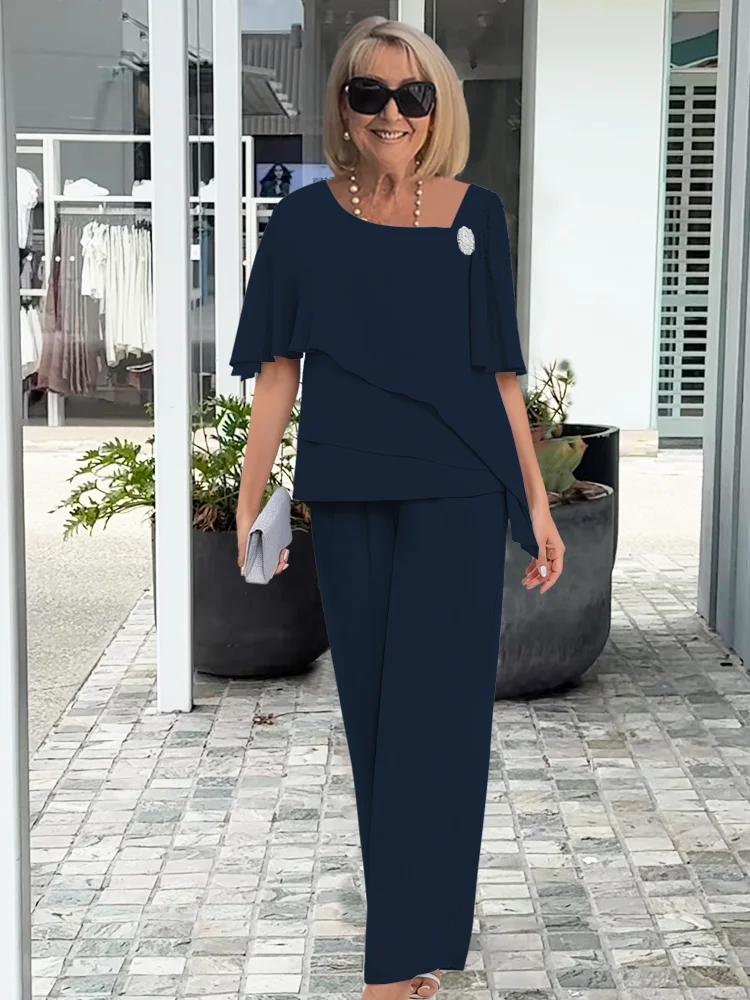 Marian™ | Elegant Wide Sleeve and Trouser Set