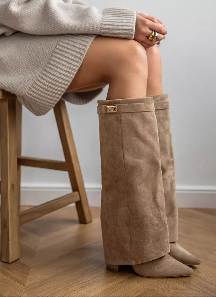 Minnie™ | Shark Leather Boots