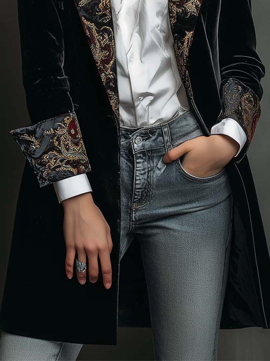 Camille™ Elegant Fitted Long Blazer