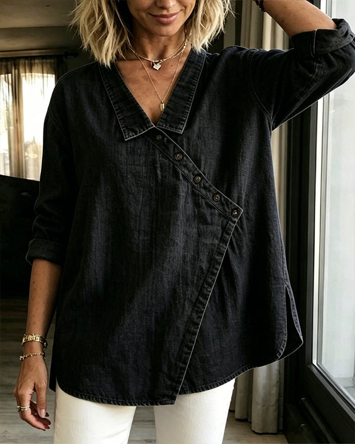Marlene™ Denim Blouse