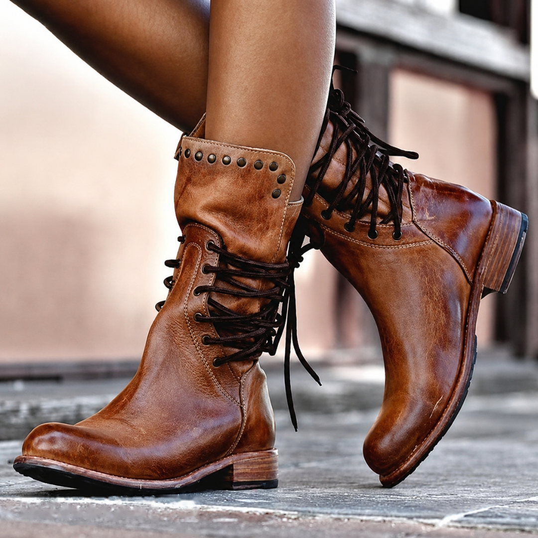 Clara™ Lace-Up Mid-Calf Boots