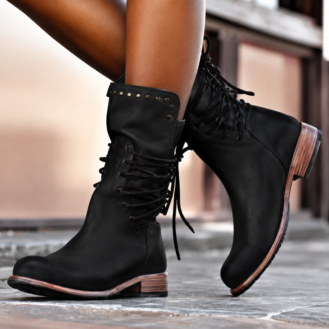 Clara™ Lace-Up Mid-Calf Boots