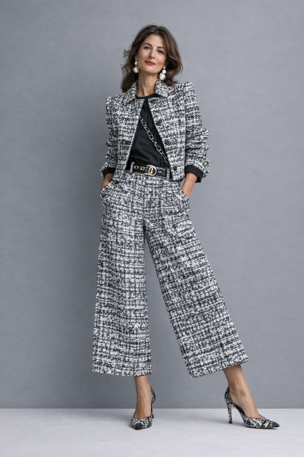 Reeve™ Tweed Blazer &amp; Pants Set