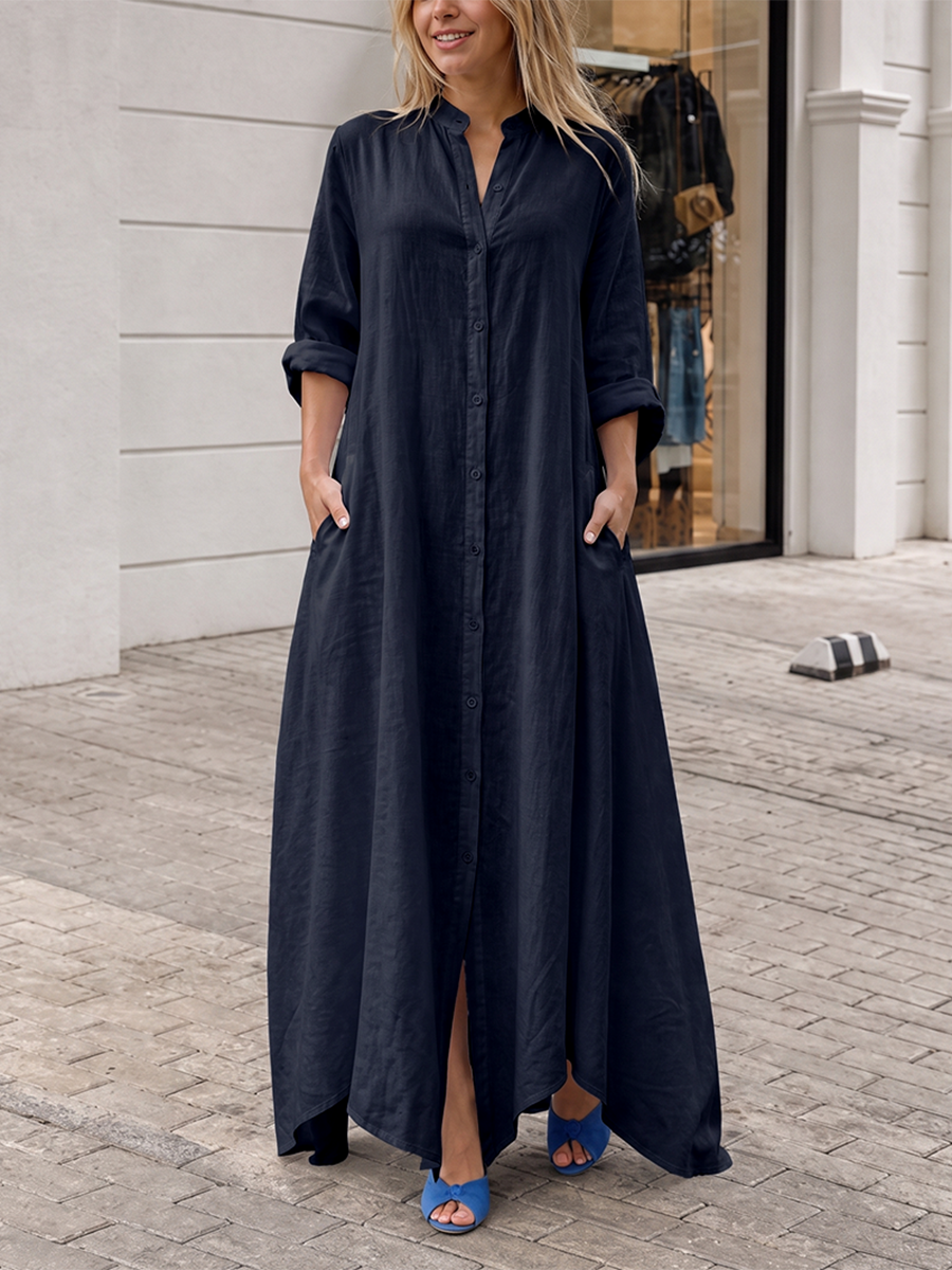Nadine™ Button-Down Maxi Dress