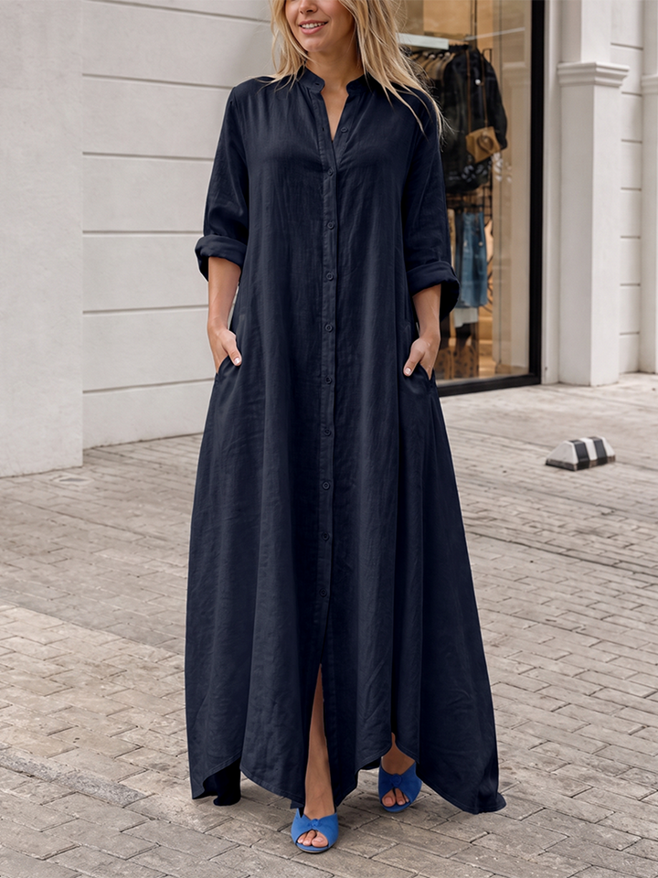 Nadine™ Button-Down Maxi Dress