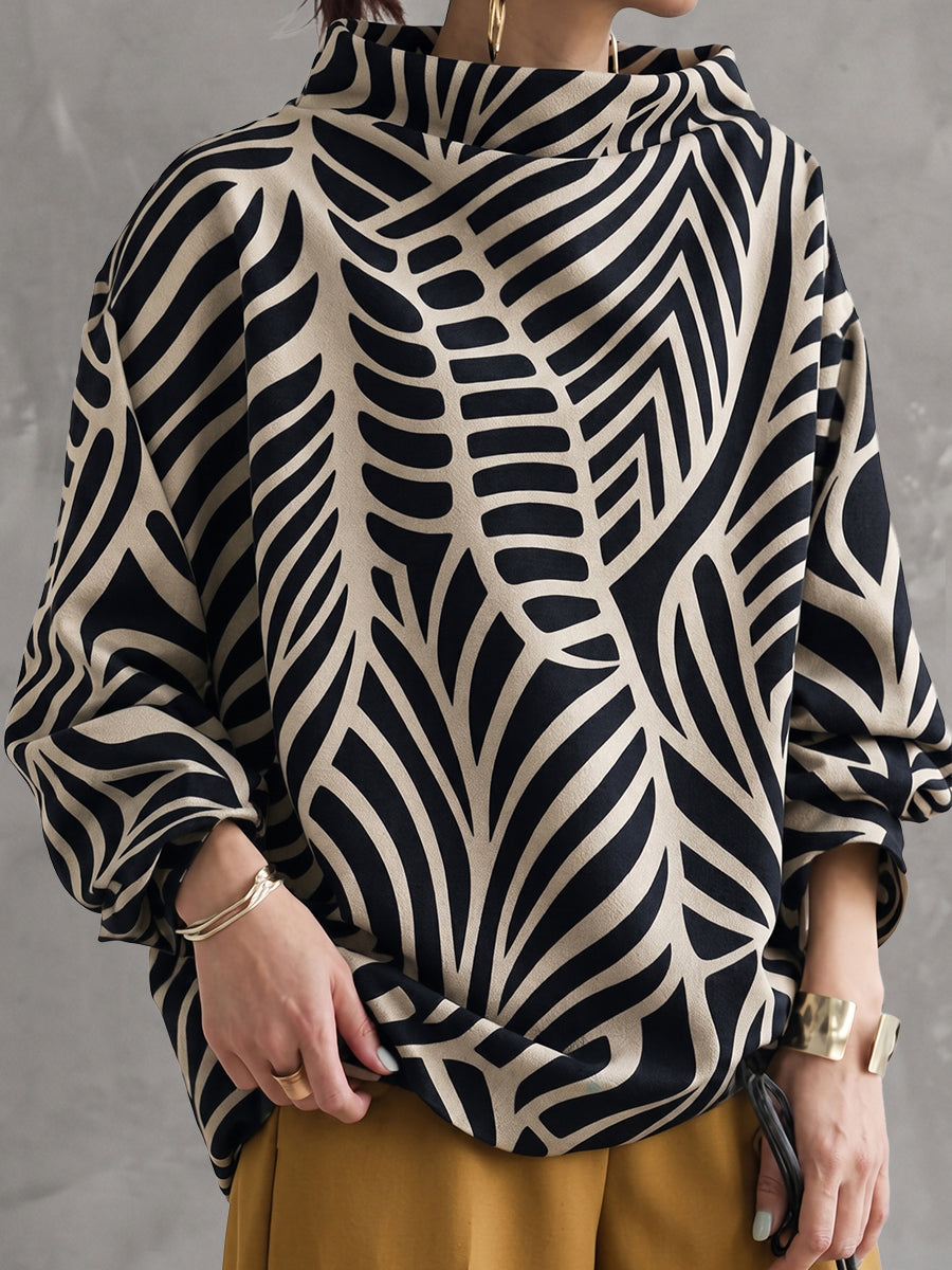 Marlowe™ High-Neck Contrast Top