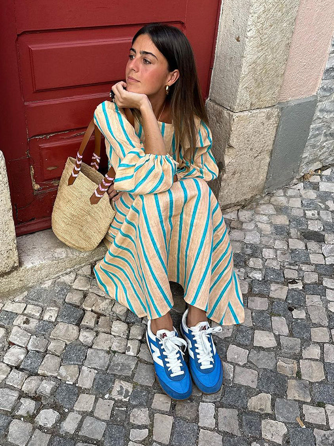 Linen Midi Dress