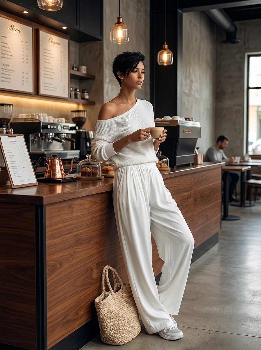 Sienna™ One-Shoulder Knit Set