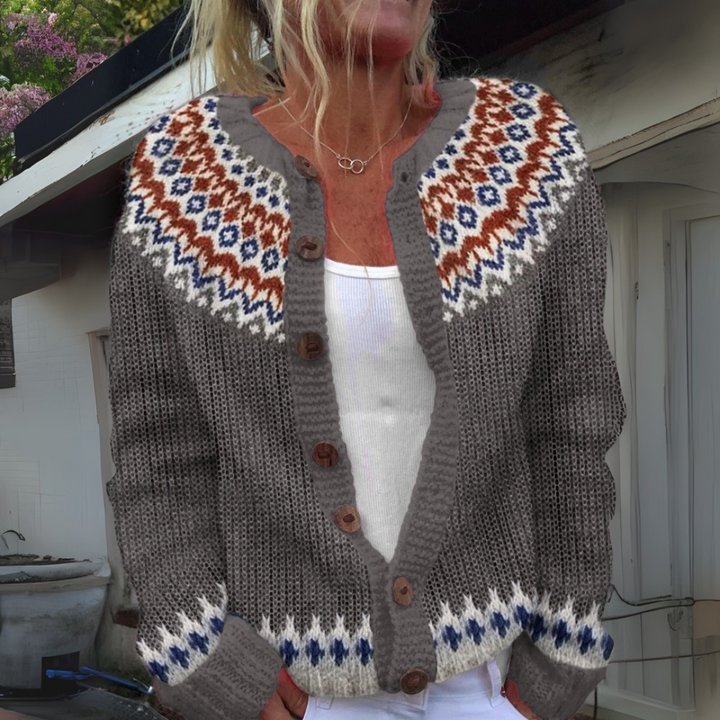 Luna™ | Nordic Knit Cardigan