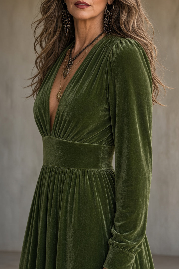 Ava™ Velvet Dress