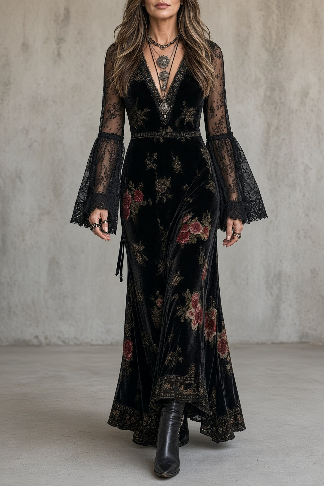 Natalie™ Velvet Dress