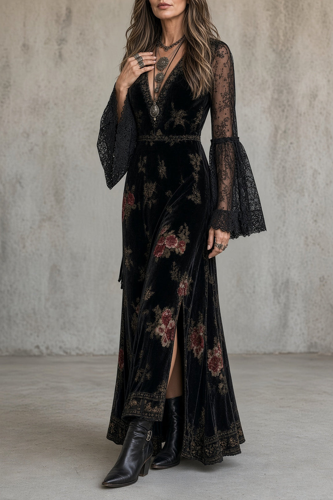 Natalie™ Velvet Dress