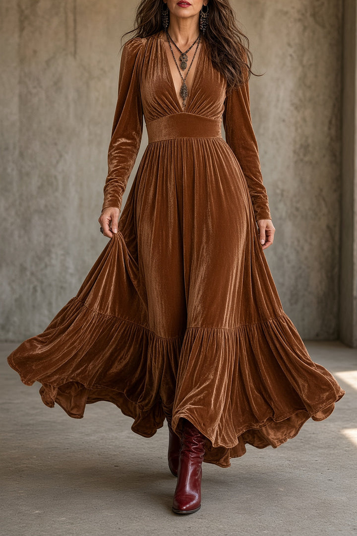 Ava™ Velvet Dress