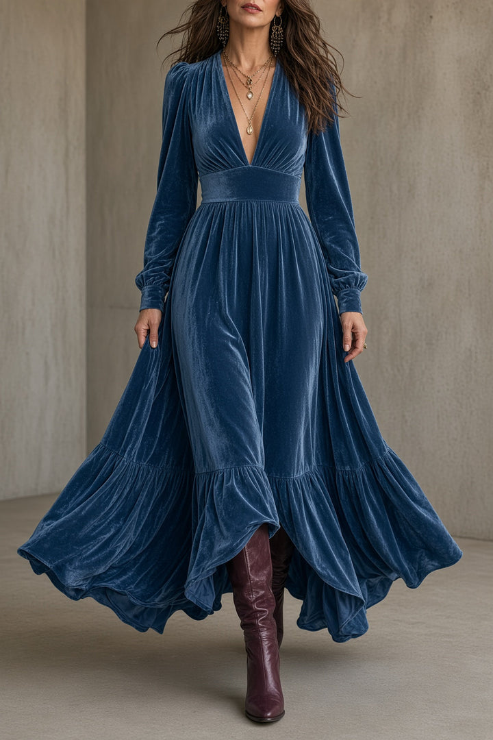 Ava™ Velvet Dress