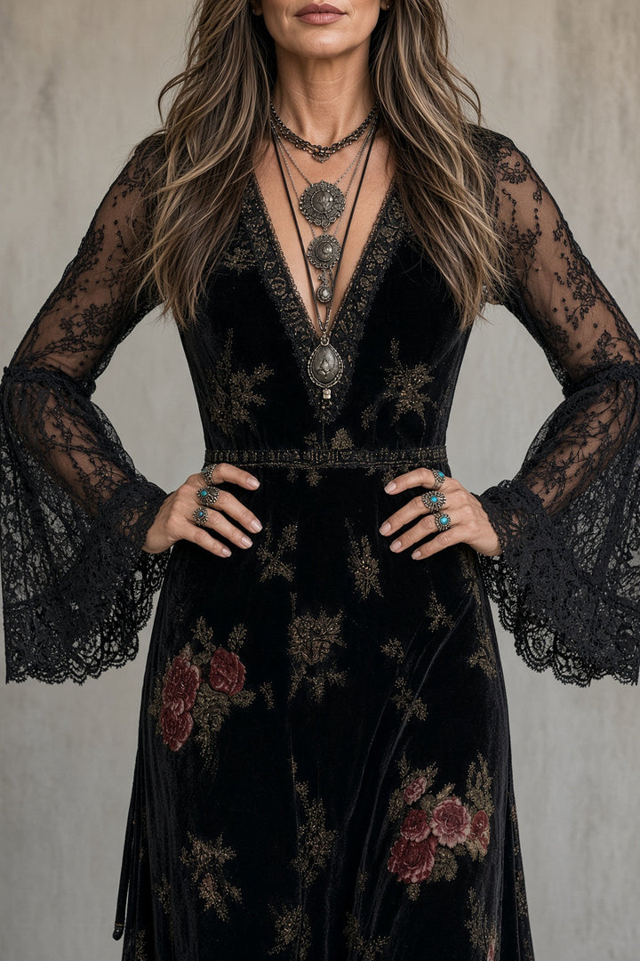 Natalie™ Velvet Dress