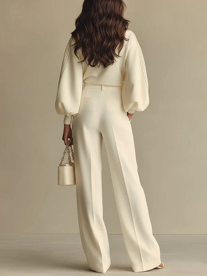 Palmer™ Ribbed Top &amp; Wide-Leg Pants Set