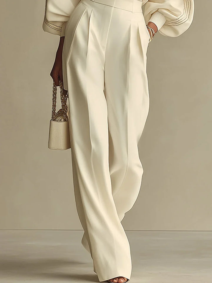 Palmer™ Ribbed Top &amp; Wide-Leg Pants Set