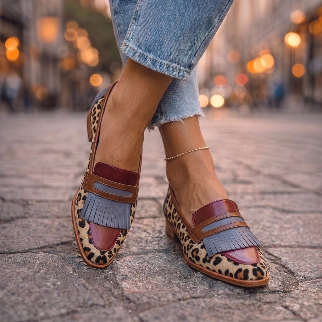 Rihanna™ | Square-Toe Loafers with Tassels