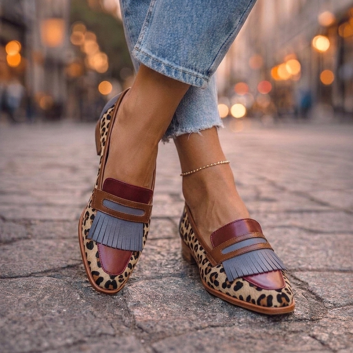 Rihanna™ | Square-Toe Loafers with Tassels