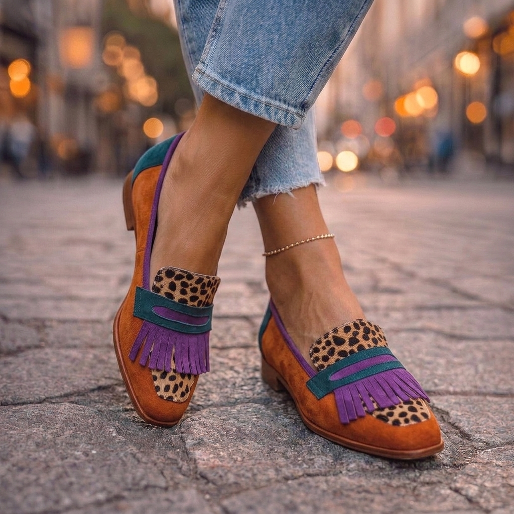 Rihanna™ | Square-Toe Loafers with Tassels
