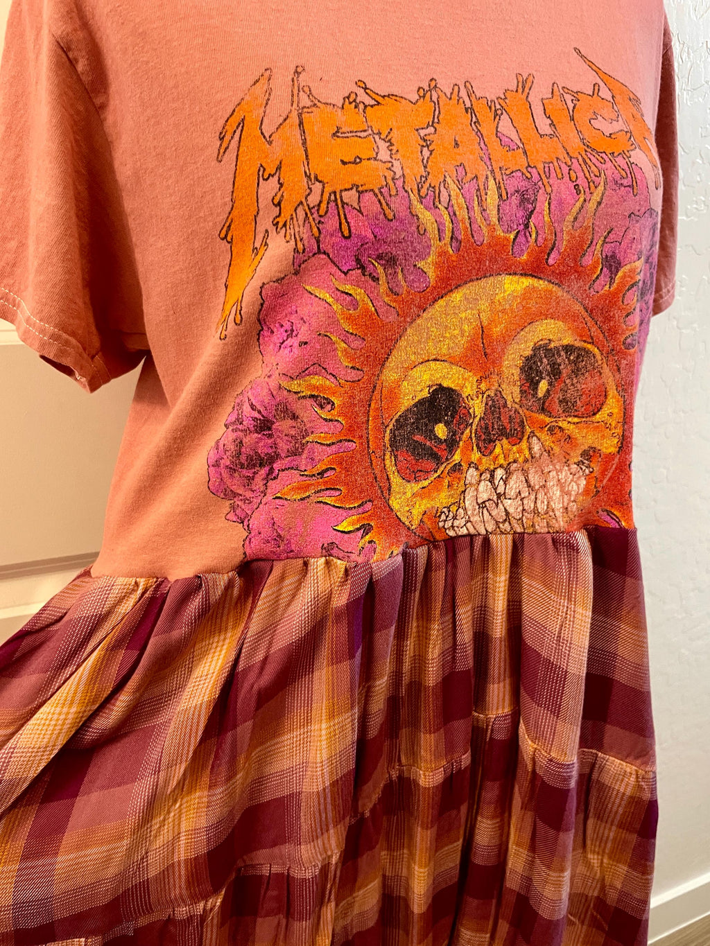 Metallica Paneled Dress