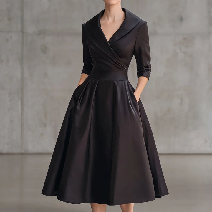 Teresa™ | Midi dress with an elegant cut and a flattering silhouette