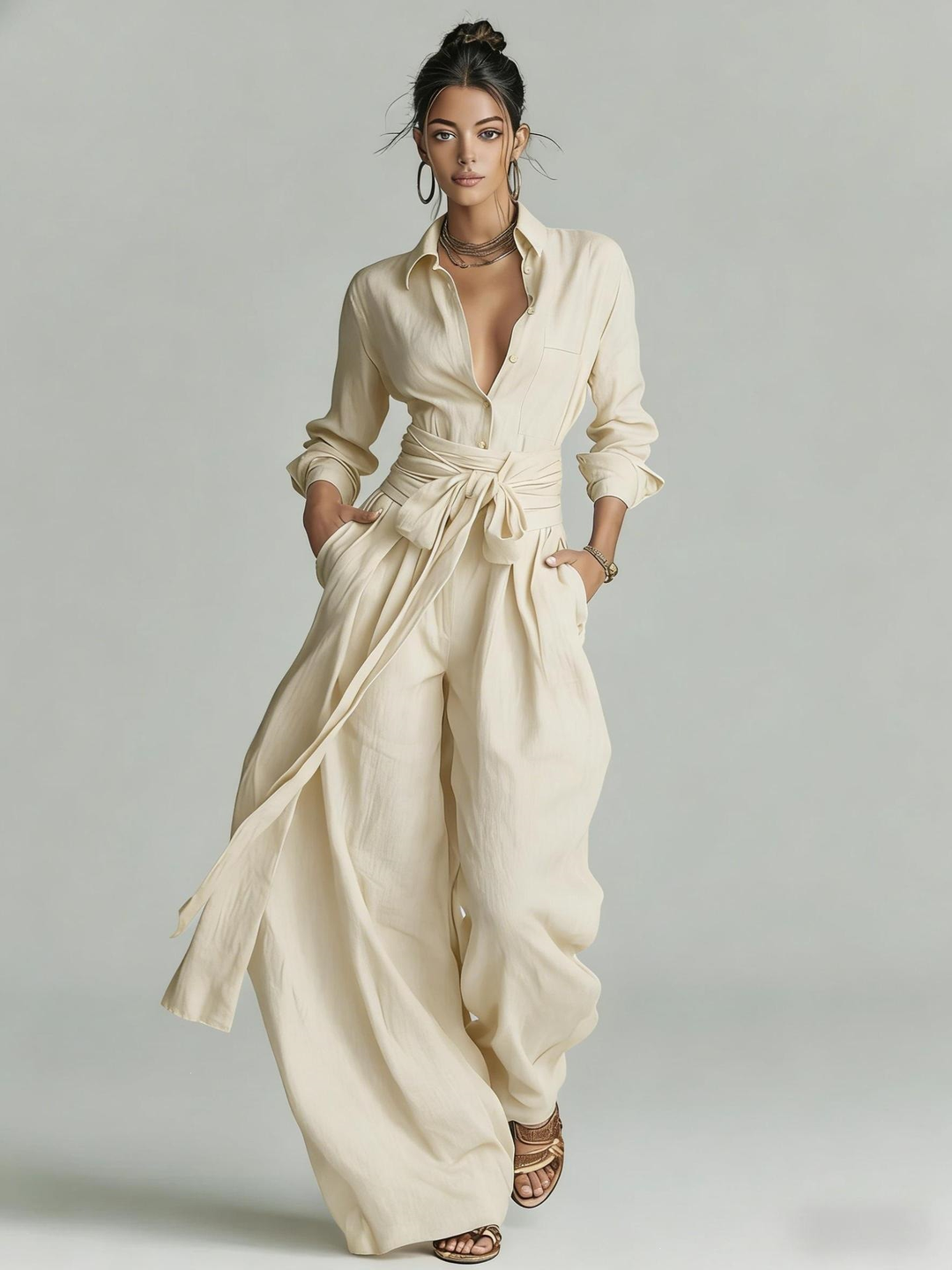 Rosalind™ Tie-Waist Two-Piece Set