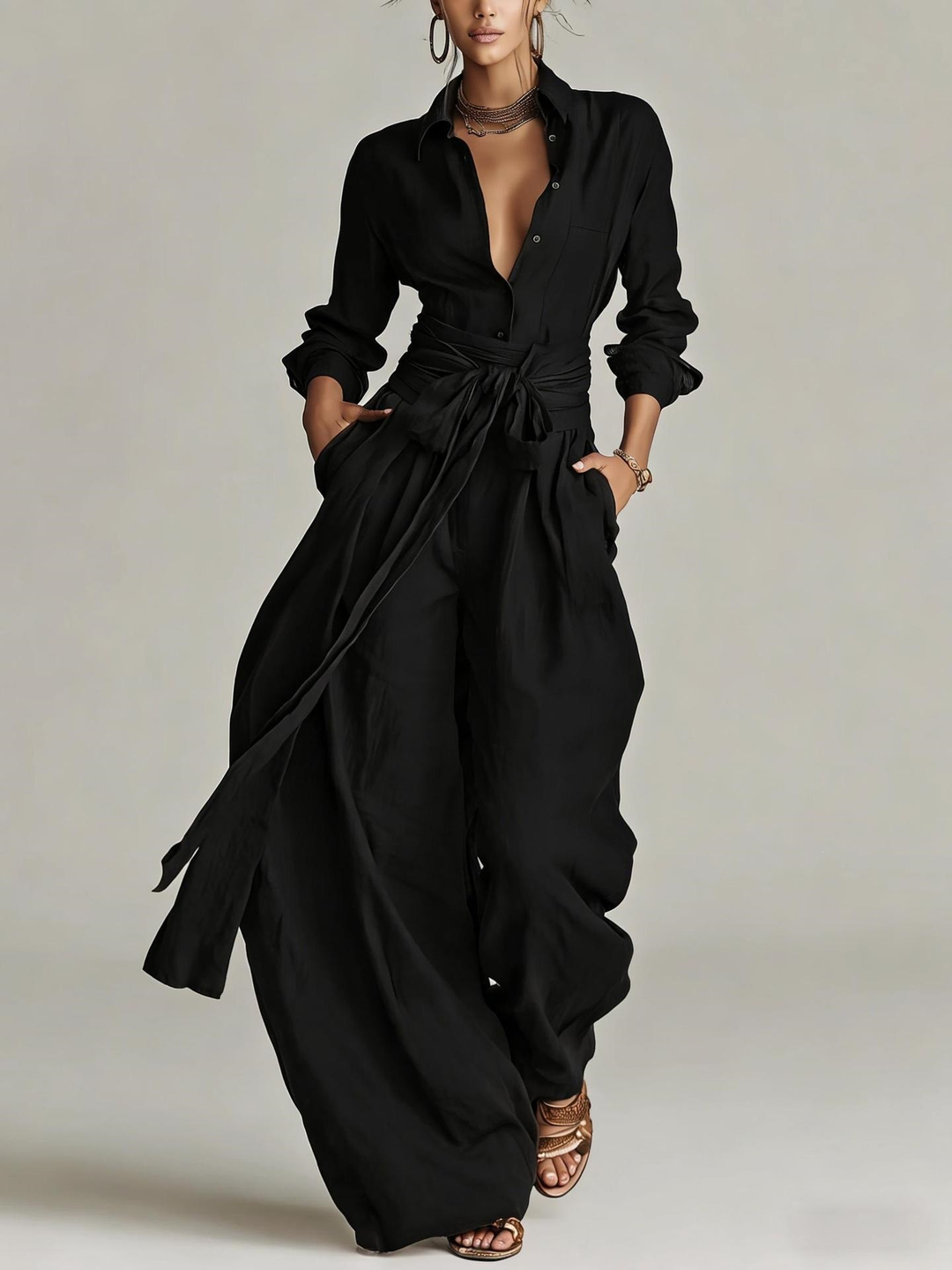 Rosalind™ Tie-Waist Two-Piece Set