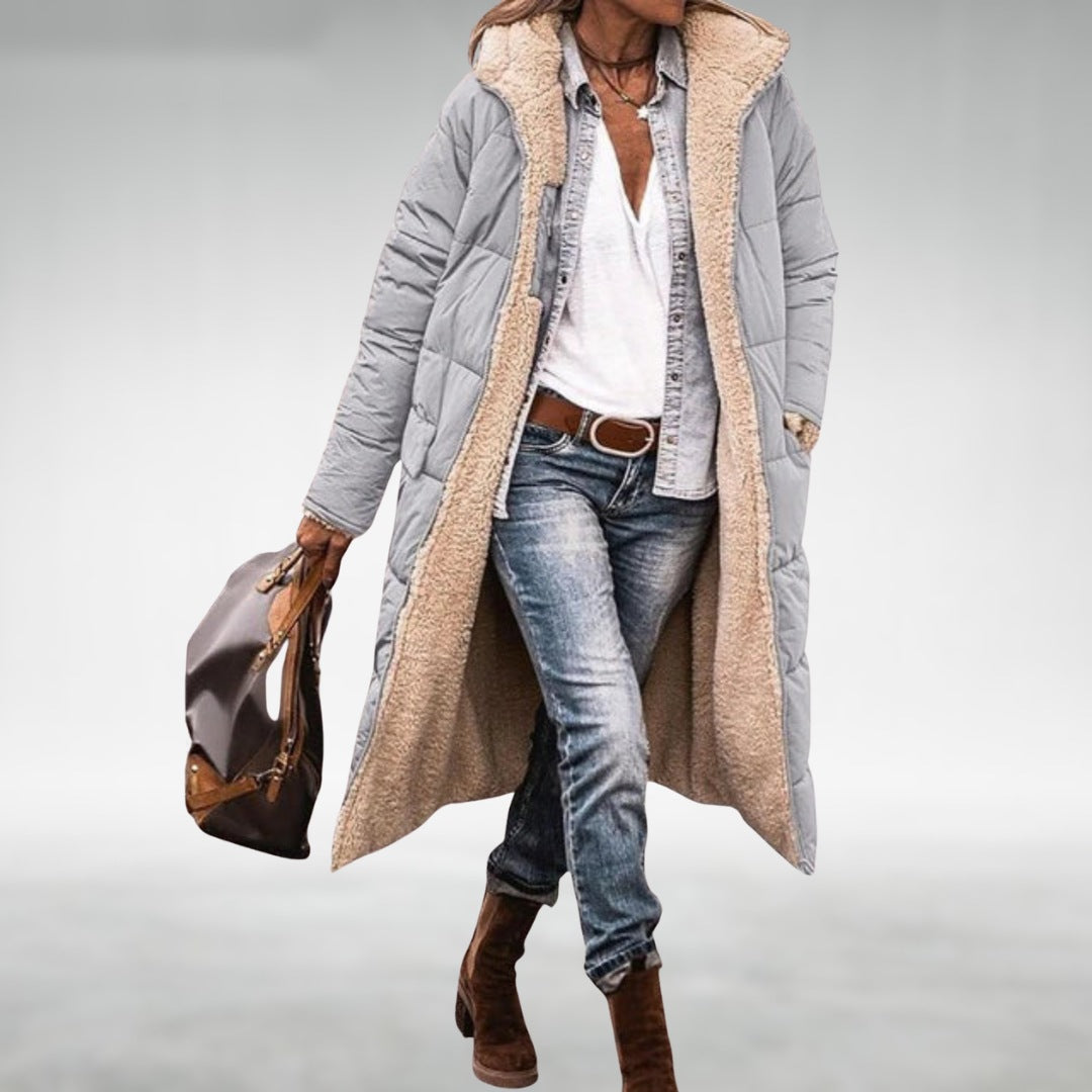 Juno puffer coat gray