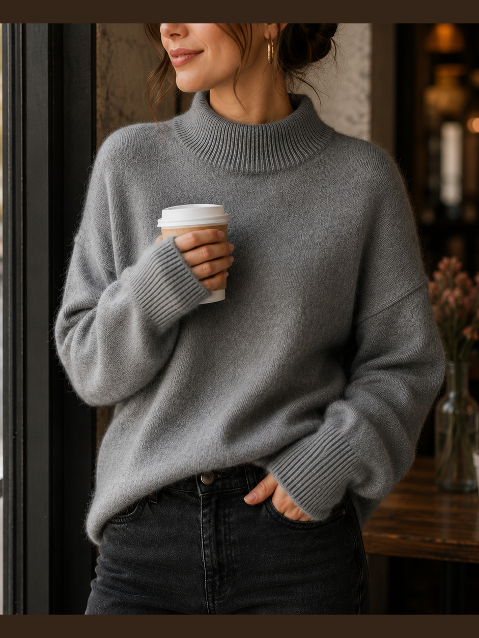 Juniper™ Oversized Turtleneck Sweater