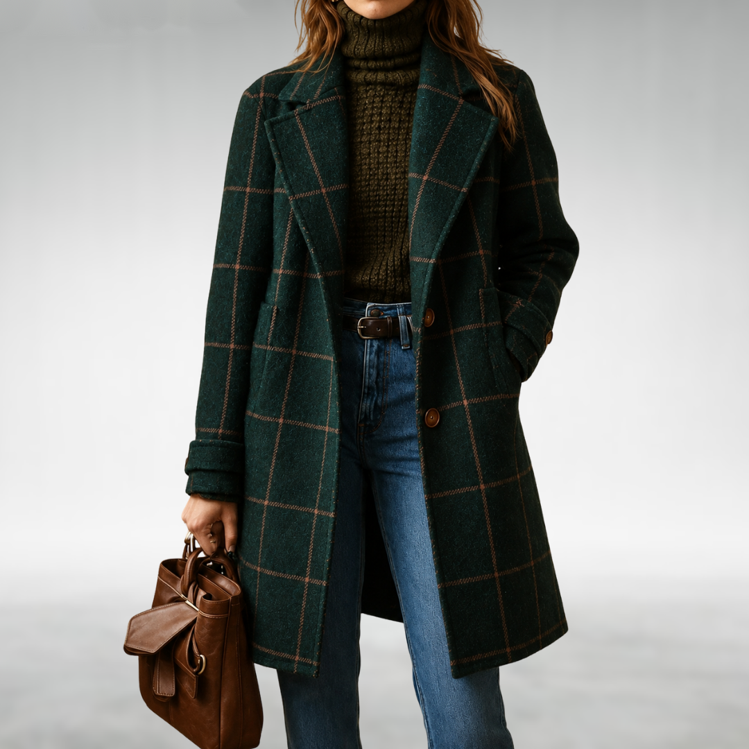 Lauren™ Checkered Wool Coat