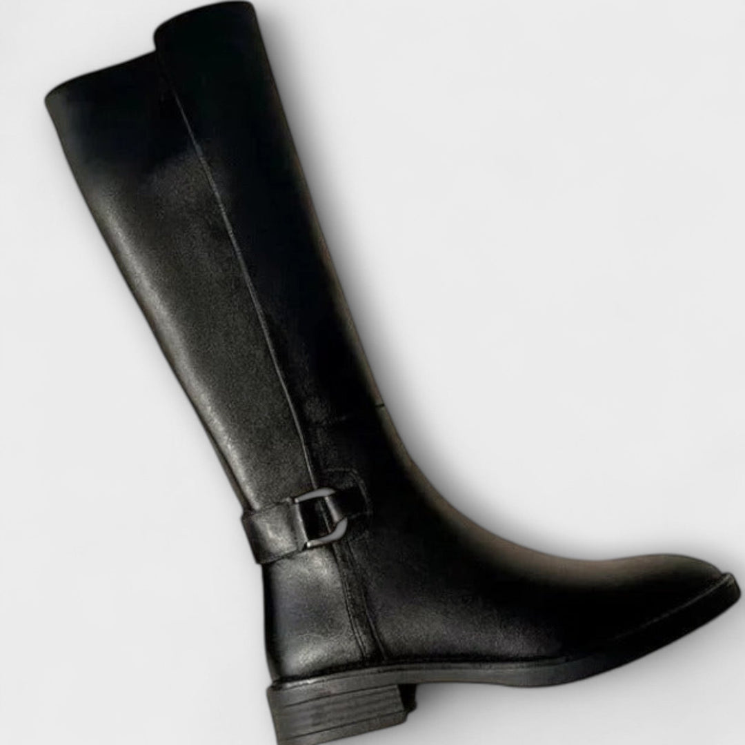 Connie™ | Leather Knee High Boots