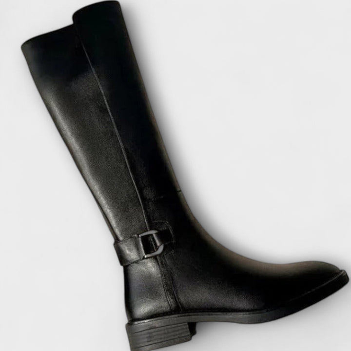 Connie™ | Leather Knee High Boots