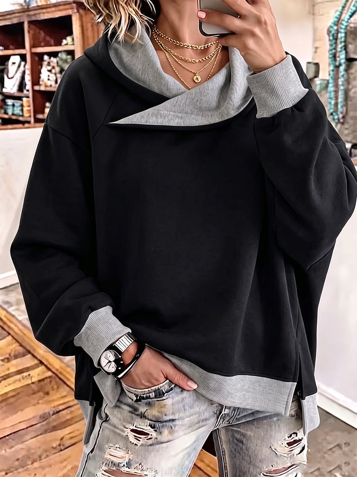 Noor™ Color-Block Hooded Sweatshirt