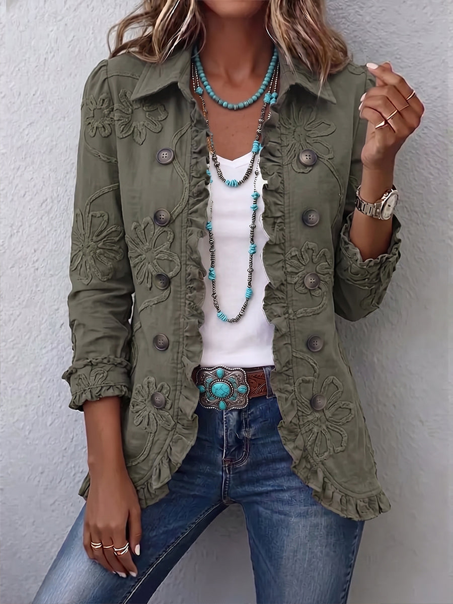 Freya™ Embroidered Utility Jacket