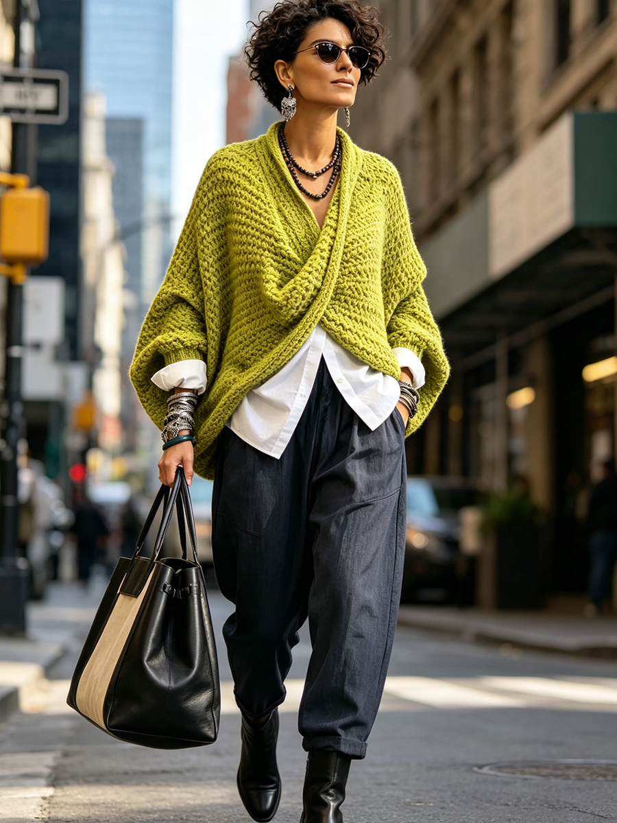 Lorelei™ Batwing Crossover Sweater