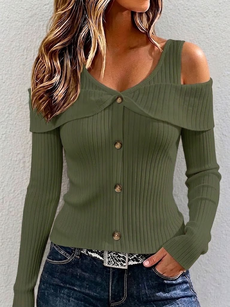 Juliette™ Off-Shoulder Ribbed Top
