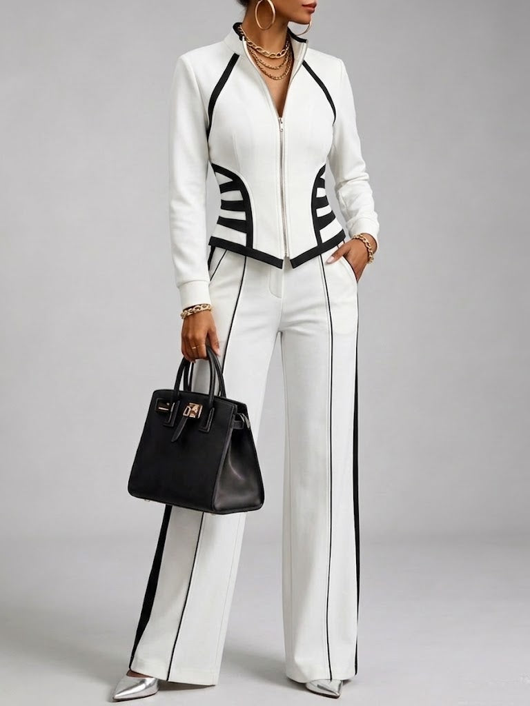 Noa™ Piped Wide-Leg Set
