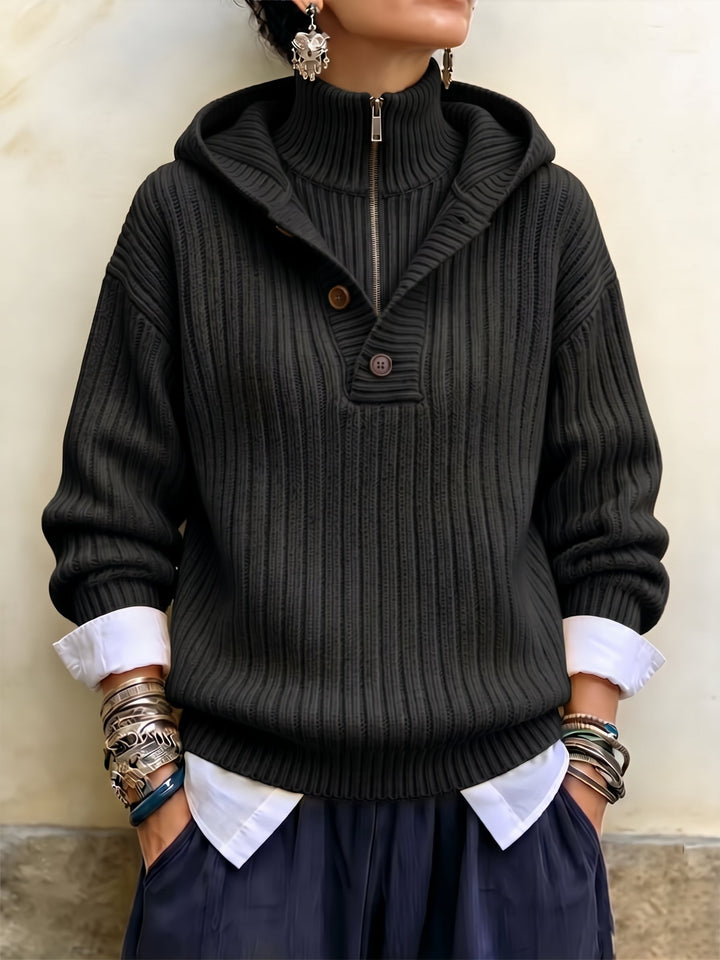 Maisie™ Ribbed Half-Zip Pullover