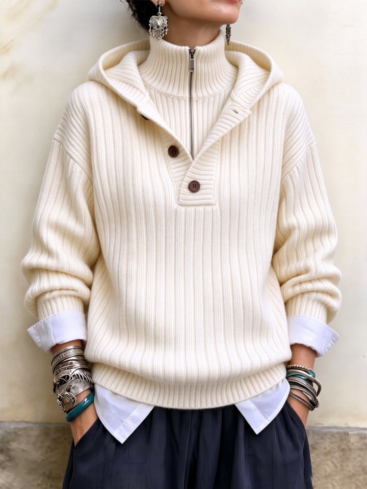 Maisie™ Ribbed Half-Zip Pullover