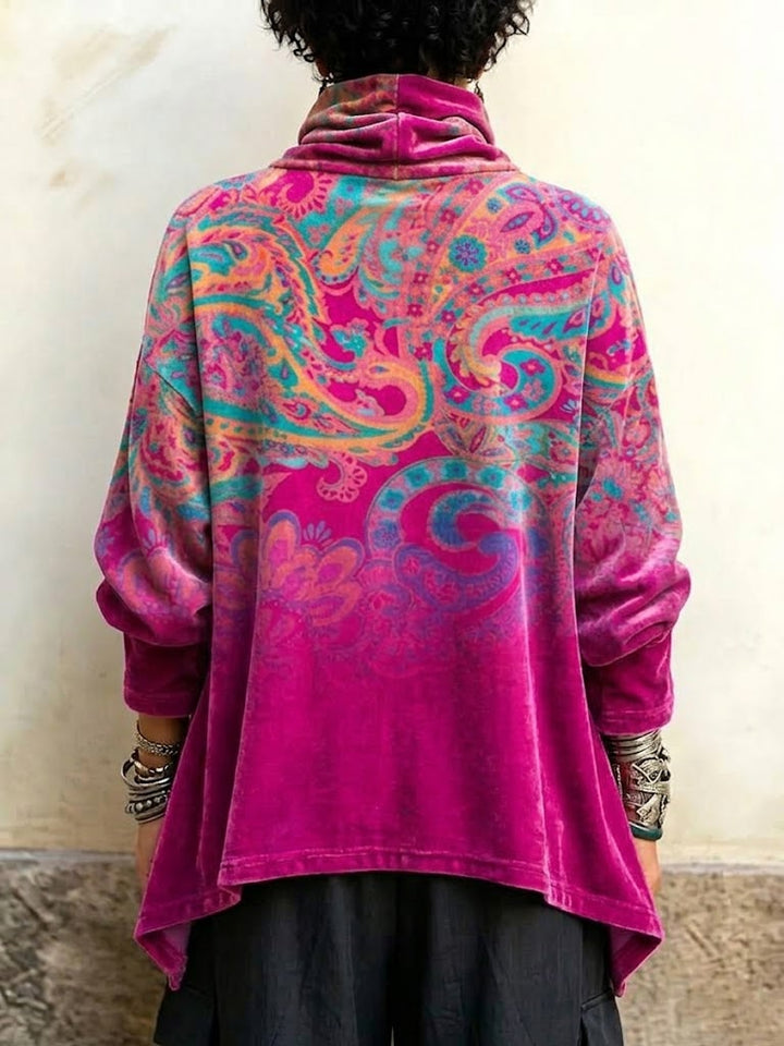 Nienke™ Vintage Paisley Longline Top