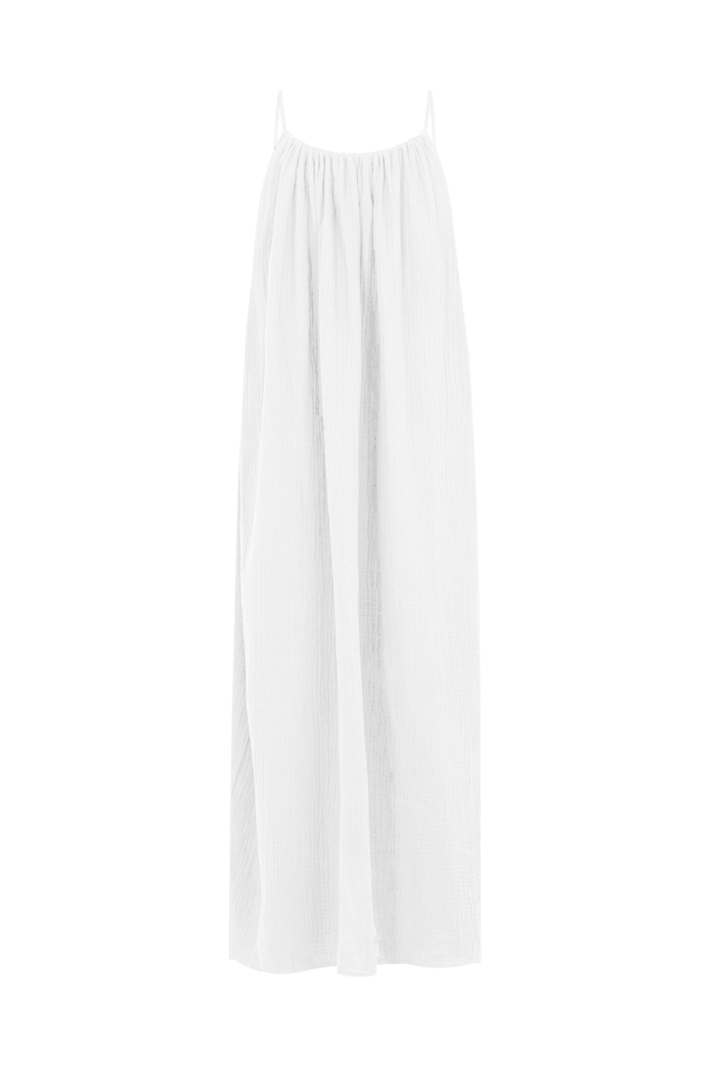 Women's Solid Color Backless Cami Dress