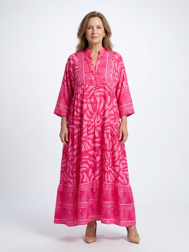 Marielle™ | Button Front Midi Dress