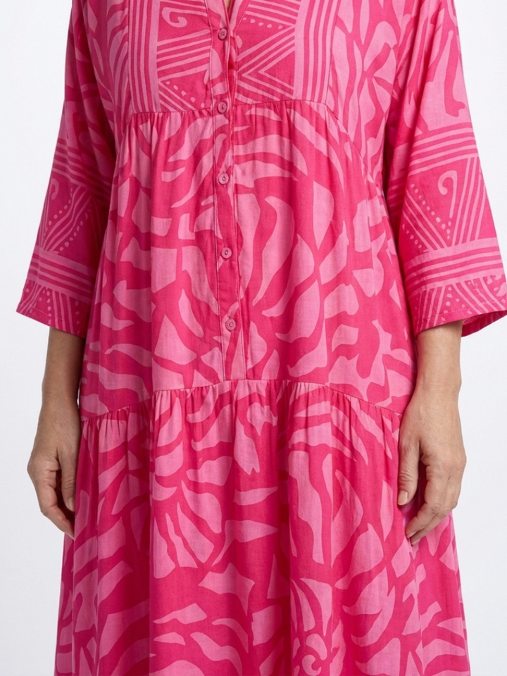 Marielle™ | Button Front Midi Dress