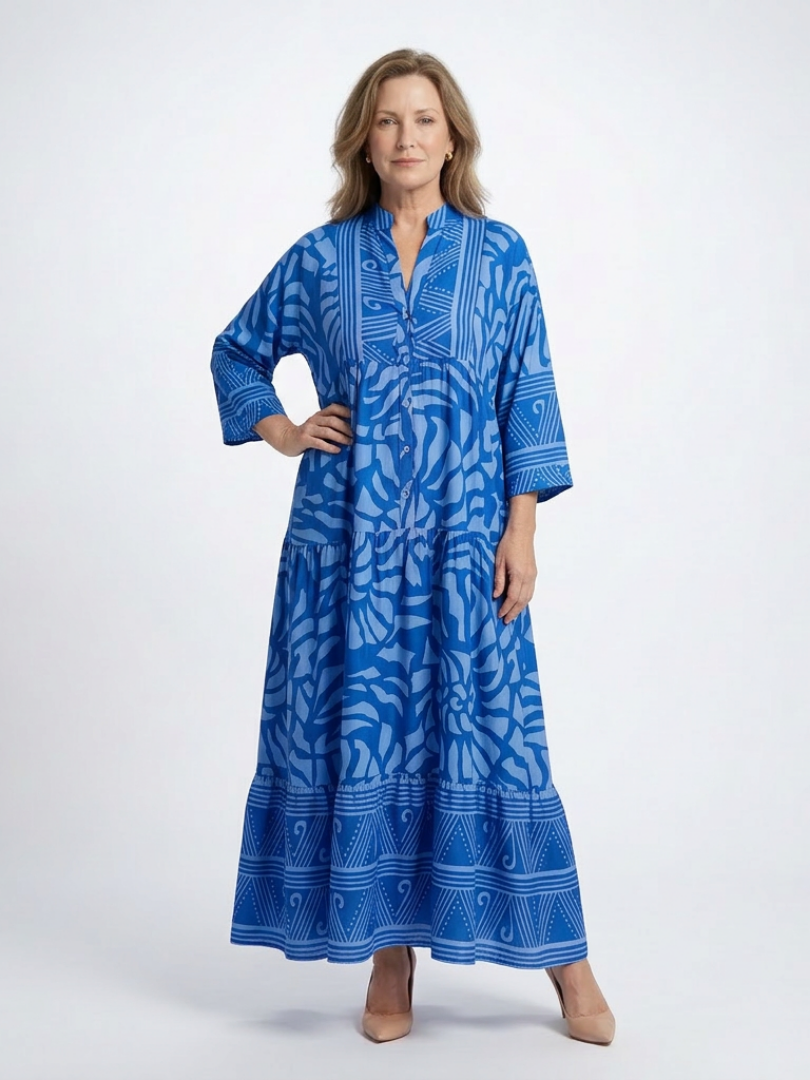 Marielle™ | Button Front Midi Dress